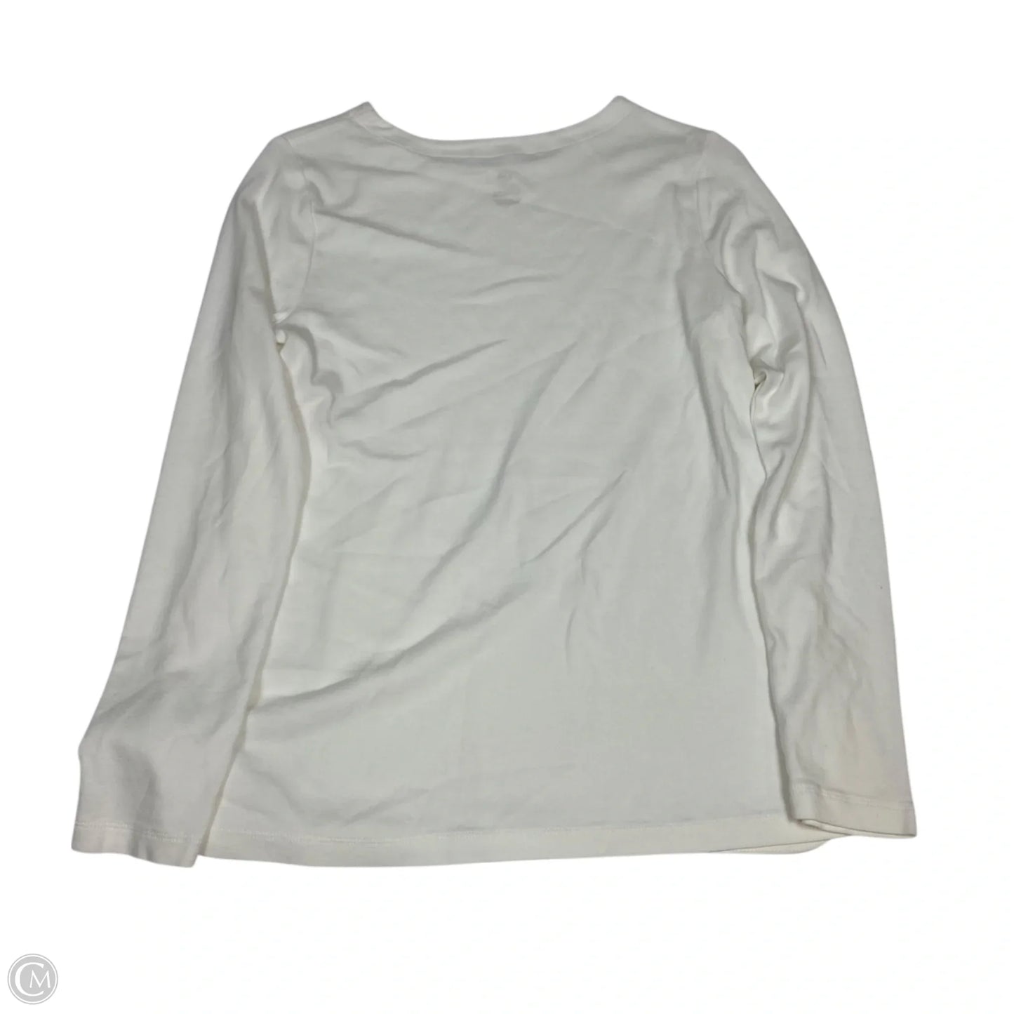 Top Long Sleeve Basic By J. Jill In White, Size: S