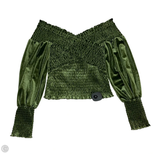 Top Long Sleeve By Bb Dakota In Green, Size: Xs