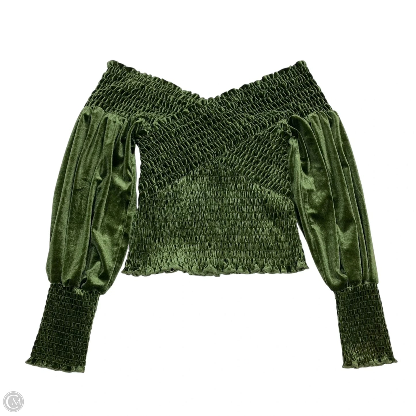 Top Long Sleeve By Bb Dakota In Green, Size: Xs