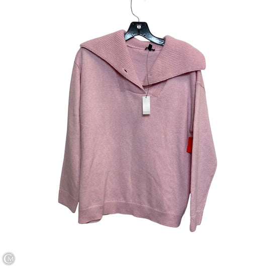 Sweater By Talbots In Pink, Size: L