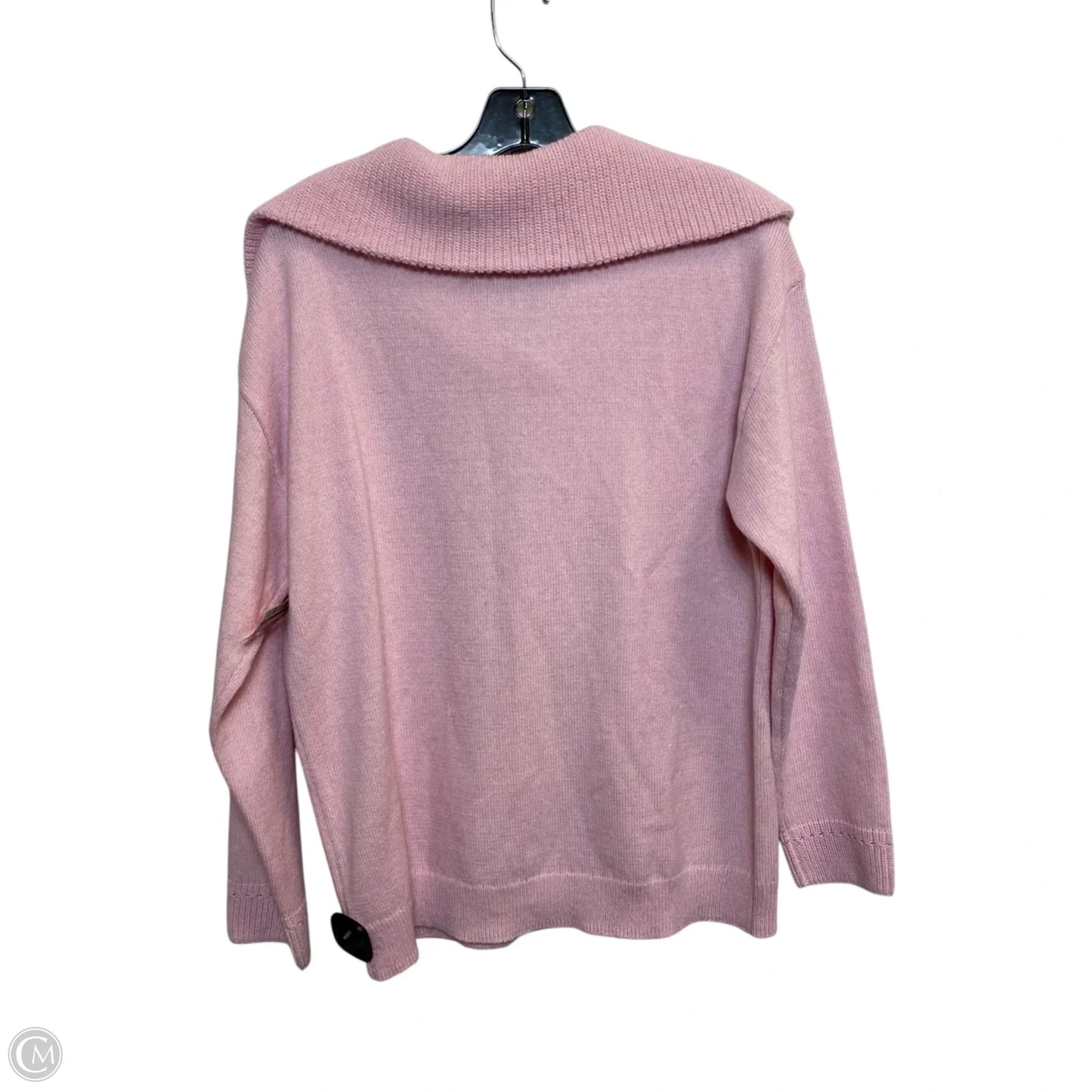 Sweater By Talbots In Pink, Size: L