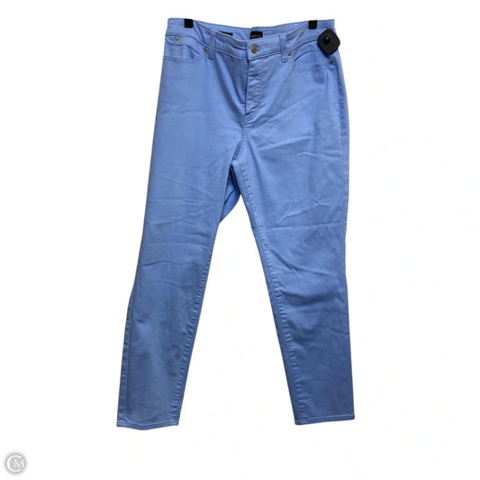 Jeans Skinny By Talbots In Blue Denim, Size: 10