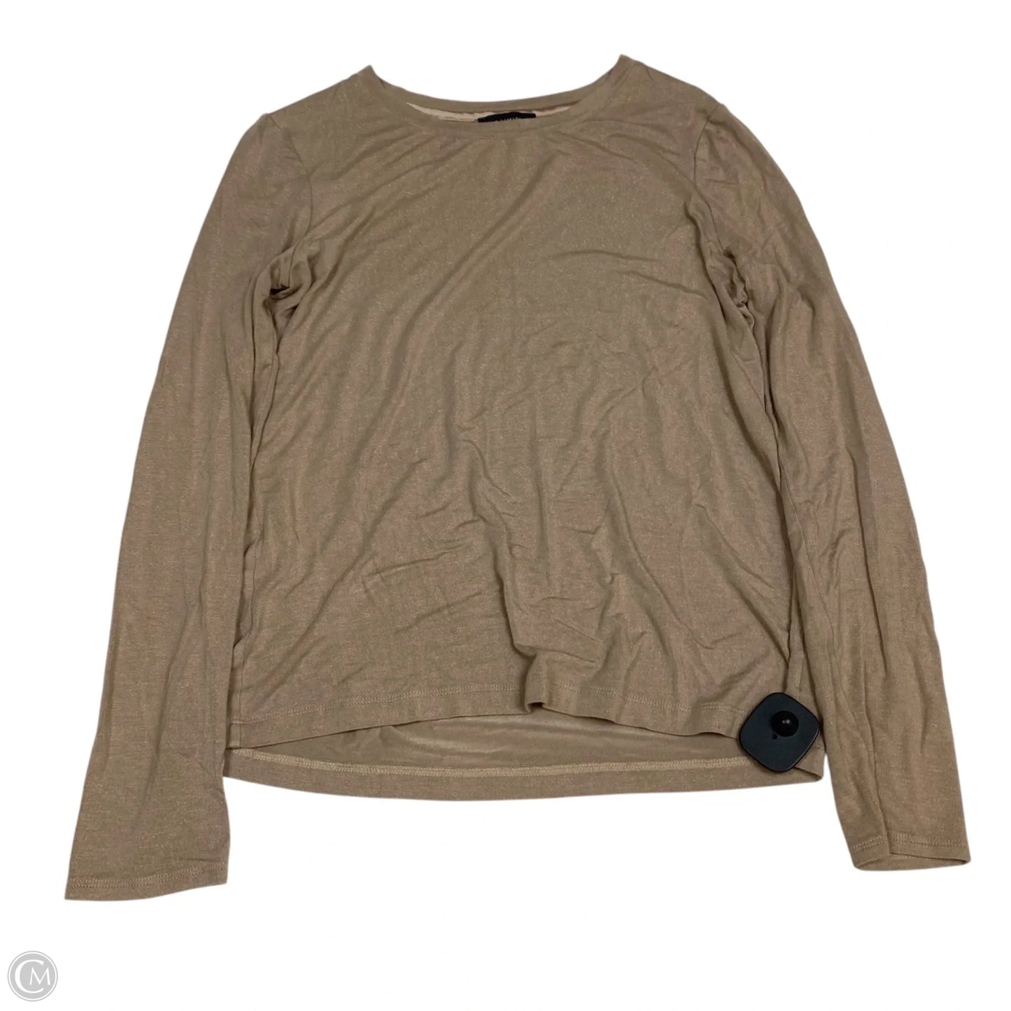 Top Long Sleeve Basic By Limited In Brown, Size: S