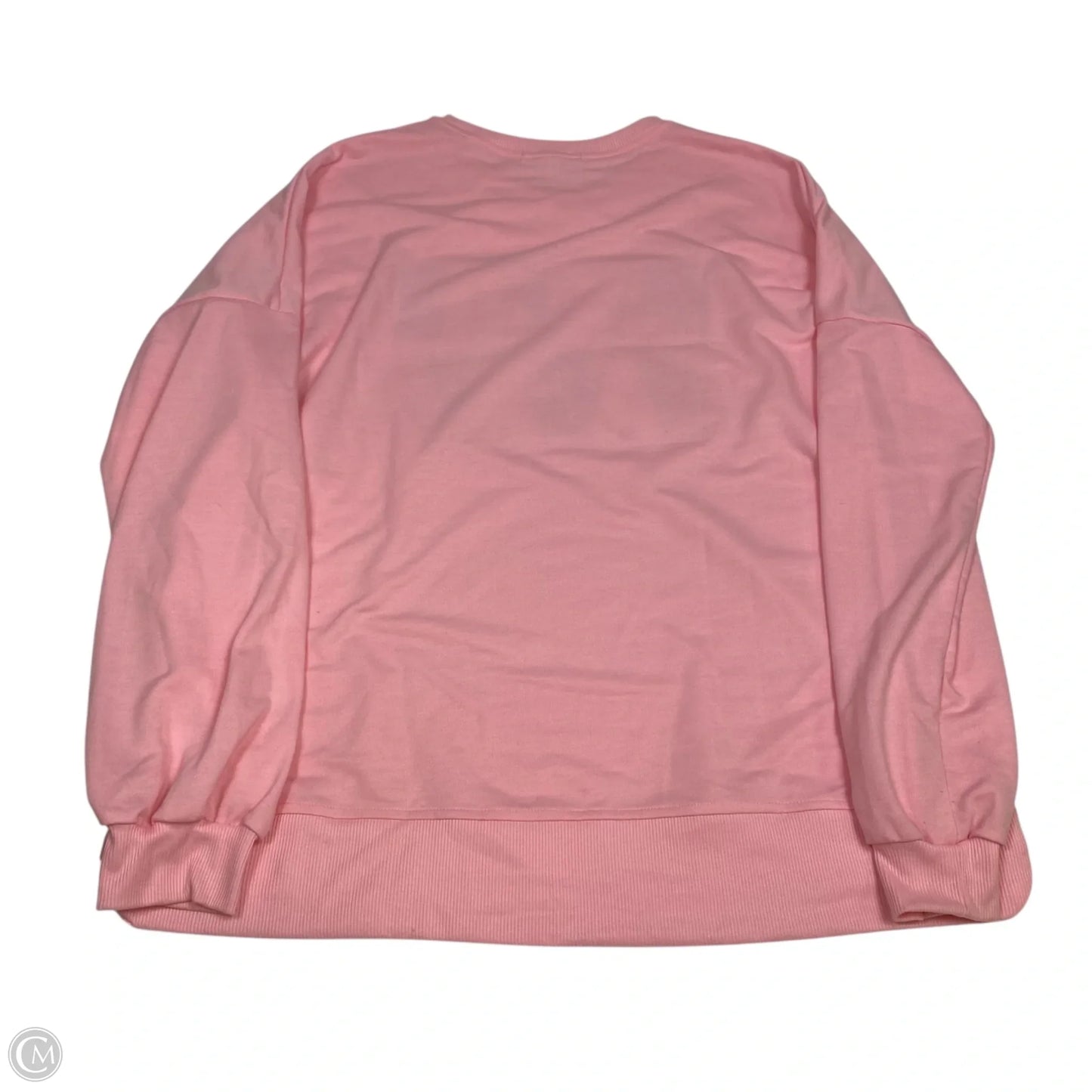 Top Long Sleeve By Simply Southern In Pink, Size: Xxl
