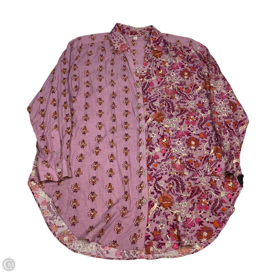 Tunic Long Sleeve By Knox Rose In Purple, Size: Xxl