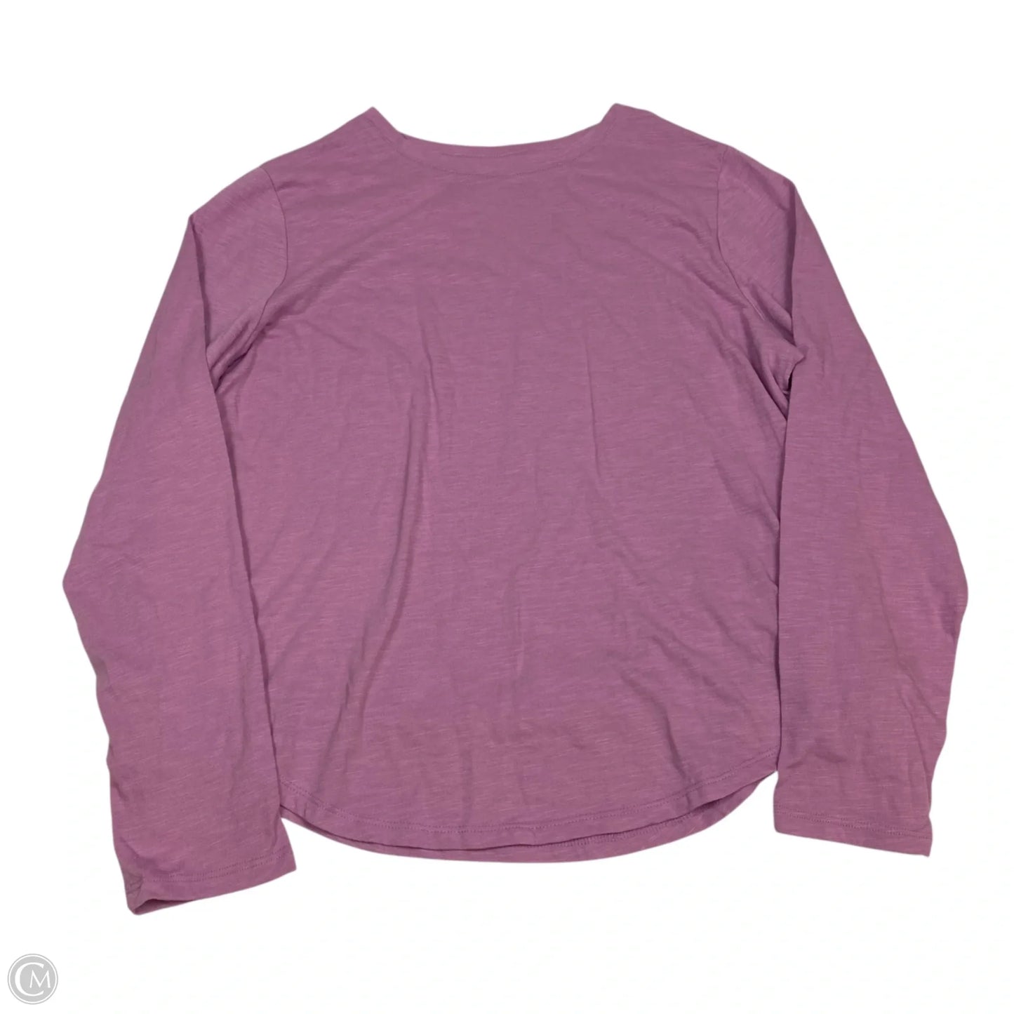 Top Long Sleeve Basic By Sonoma In Purple, Size: Xl
