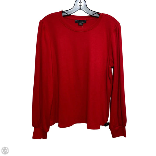 Top Long Sleeve By Social Standard By Sanctuary In Red, Size: M