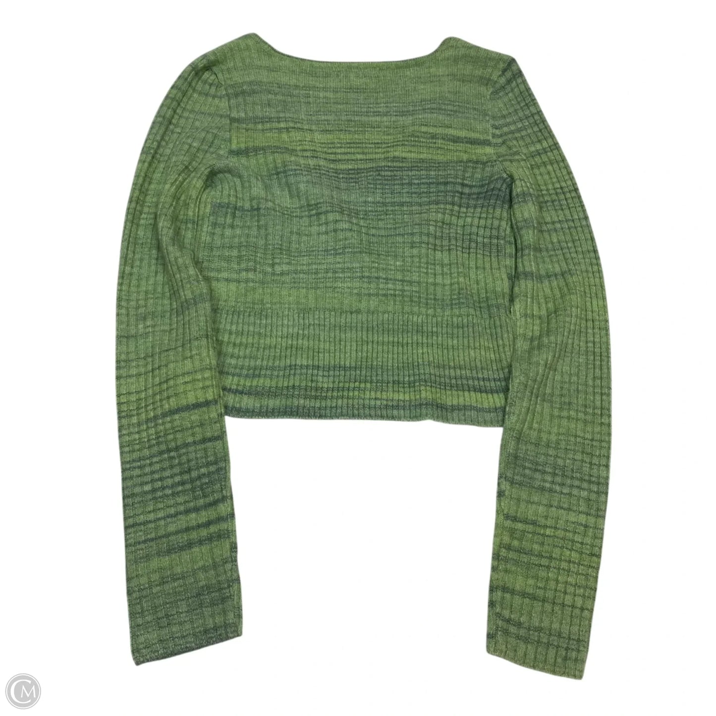 Top Long Sleeve By American Eagle In Green, Size: M