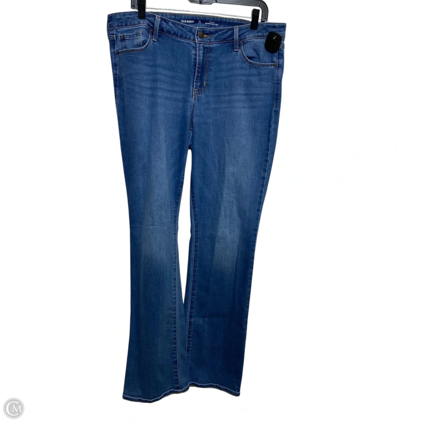 Jeans Boot Cut By Old Navy In Blue Denim, Size: 14l