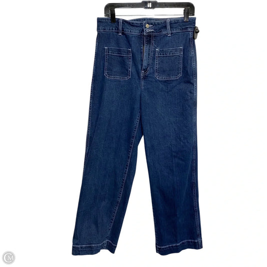 Jeans Wide Leg By Old Navy In Blue Denim, Size: 8