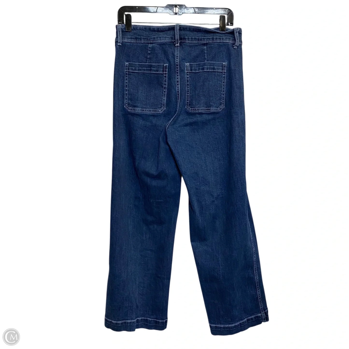 Jeans Wide Leg By Old Navy In Blue Denim, Size: 8