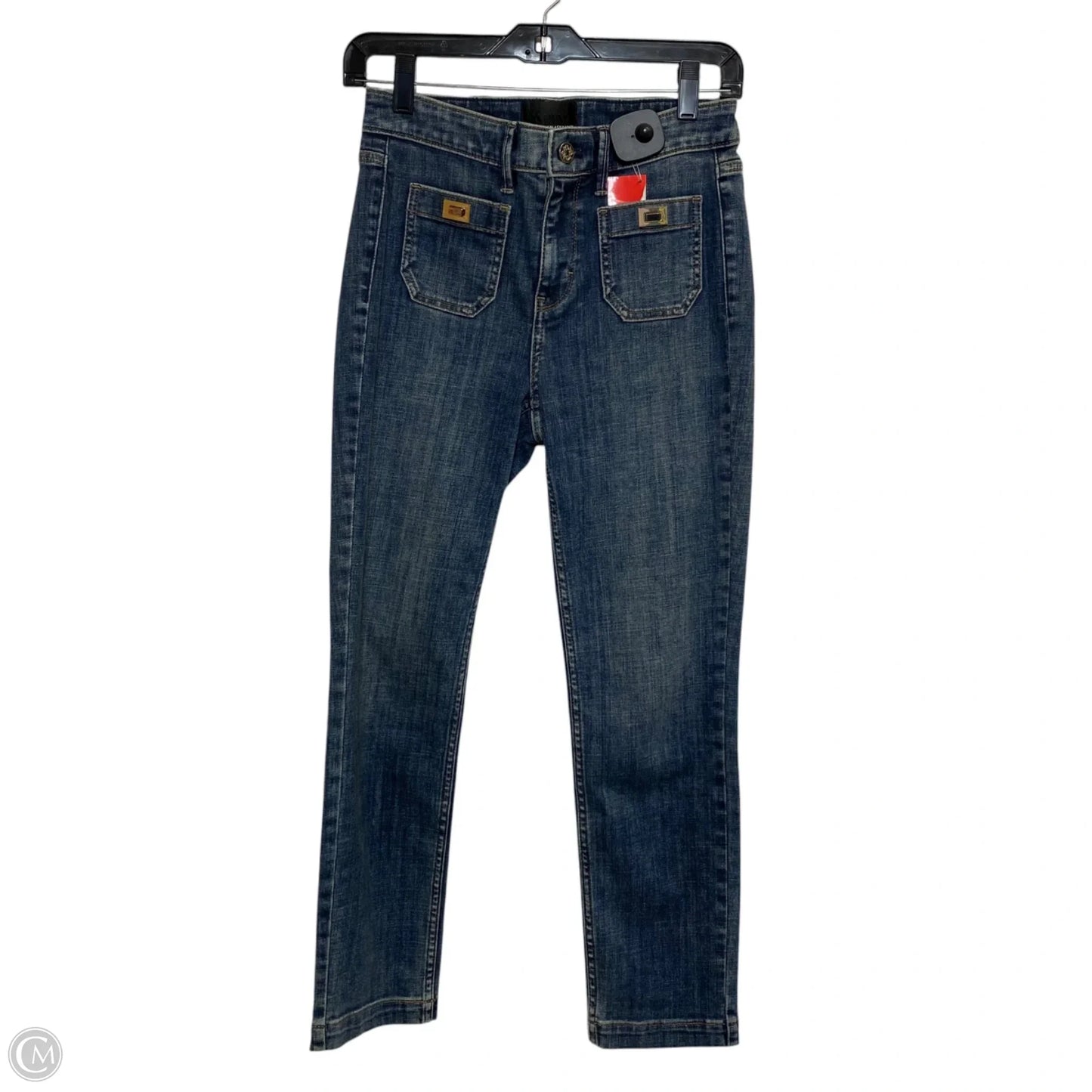 Jeans Skinny By White House Black Market In Blue Denim, Size: 0