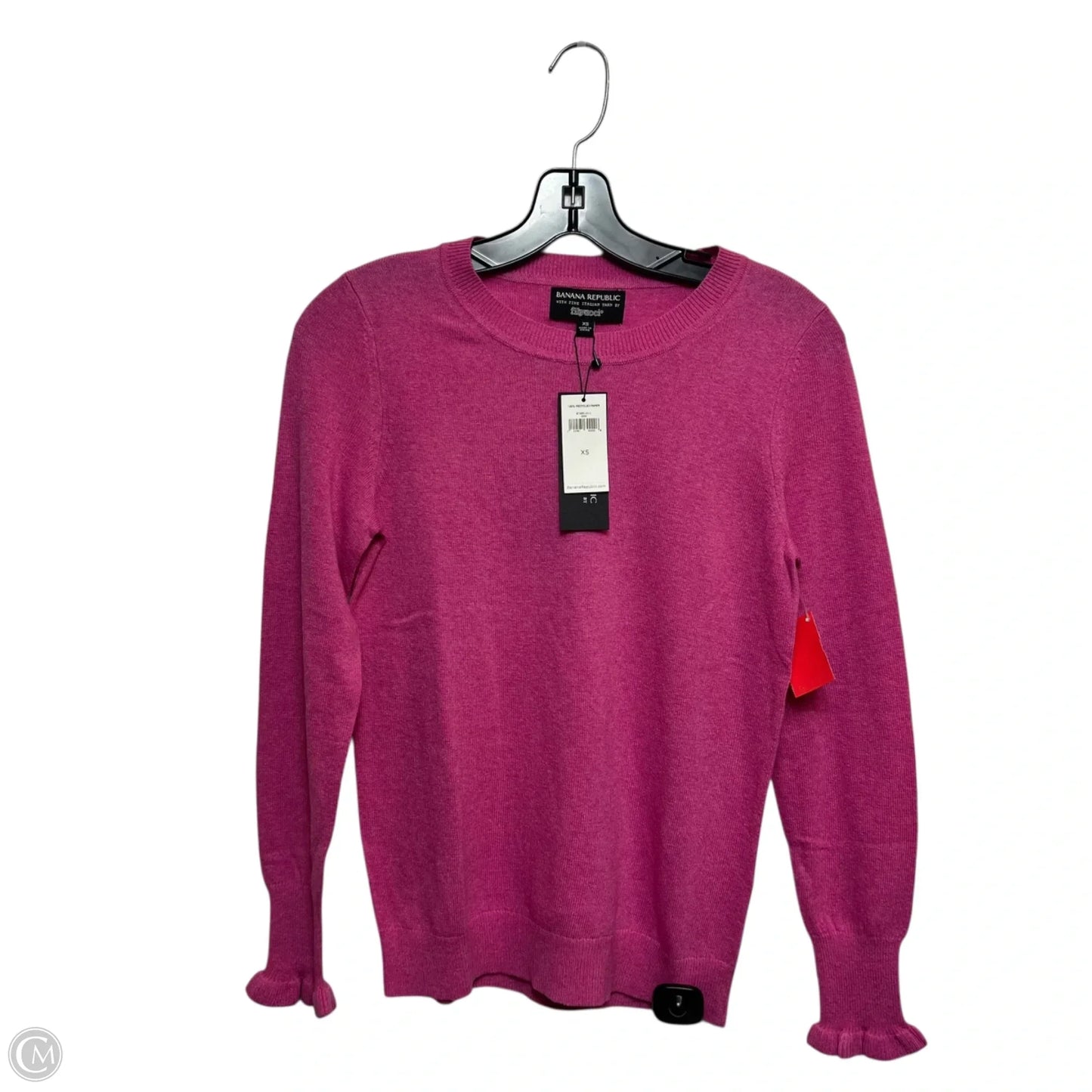 Top Long Sleeve By Banana Republic In Pink, Size: Xs