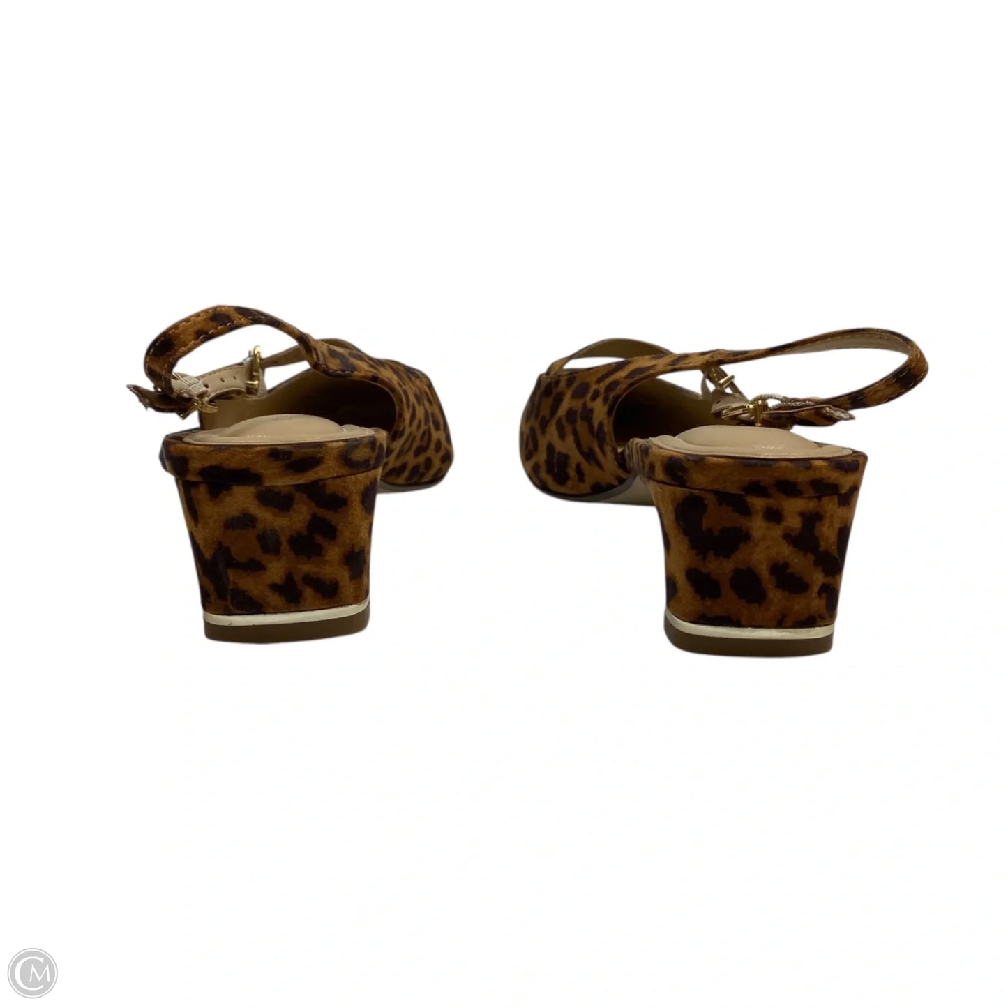 Shoes Heels Kitten By Crown And Ivy In Animal Print, Size: 7.5