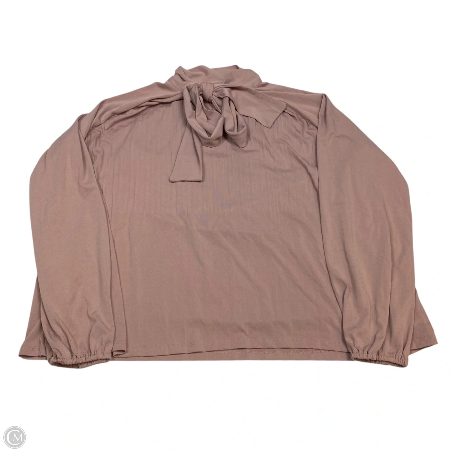 Top Long Sleeve By Cable And Gauge In Pink, Size: L