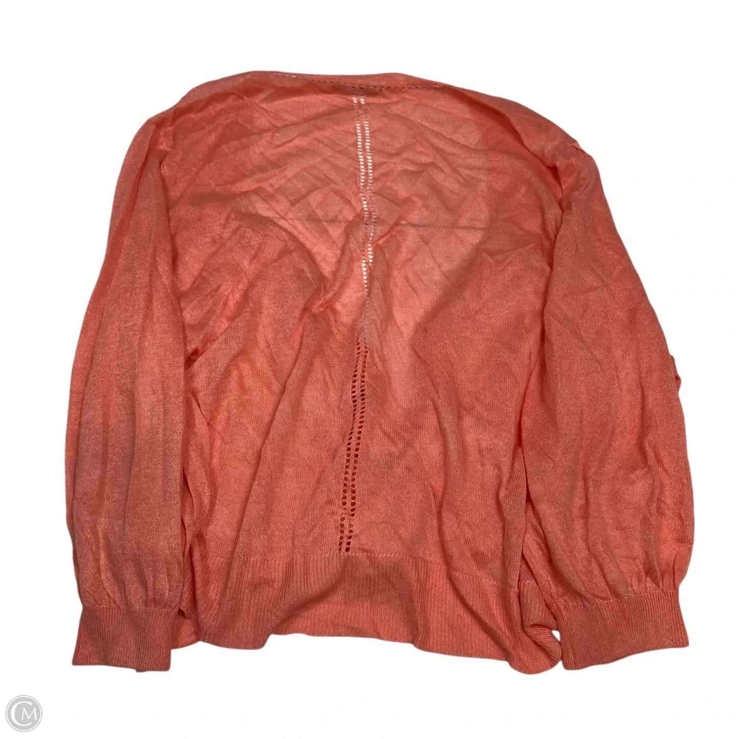 Cardigan By Cato In Coral, Size: 3x