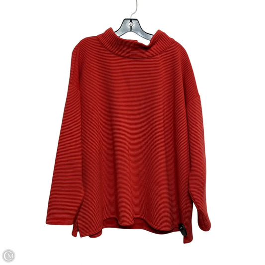 Top Long Sleeve By Wonderly In Red, Size: 2x