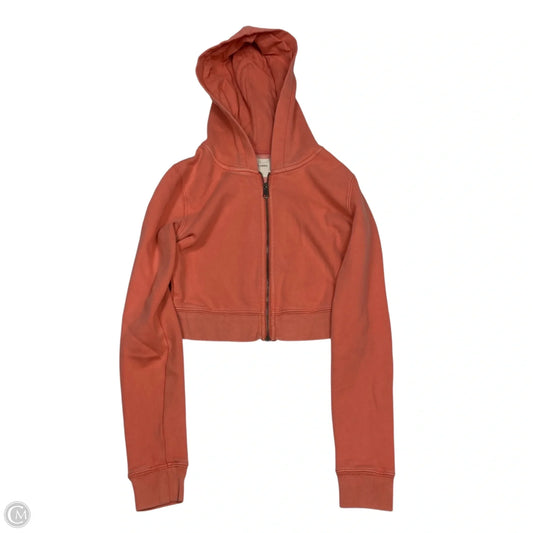 Sweatshirt Hoodie By American Eagle In Coral, Size: Xs