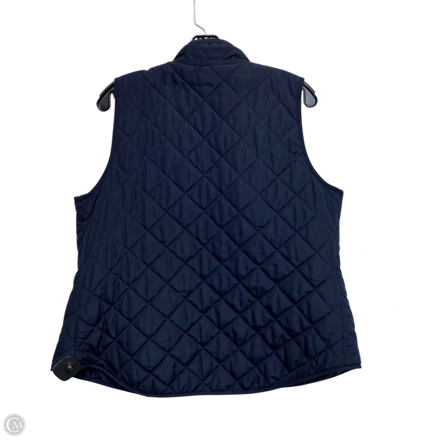Vest Puffer & Quilted By Crown And Ivy In Navy, Size: L