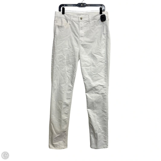 Jeans Straight By Old Navy In White Denim, Size: 12