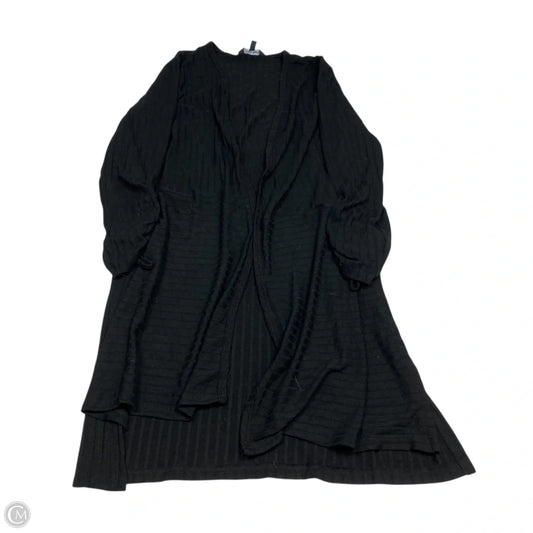 Cardigan By Ellen Tracy In Black, Size: Xl