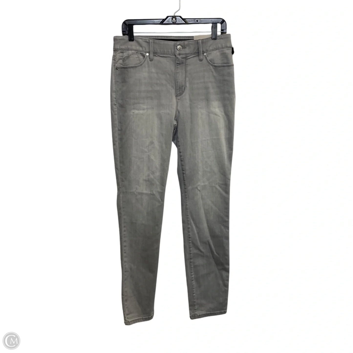 Jeans Jeggings By Chicos In Grey Denim, Size: 8