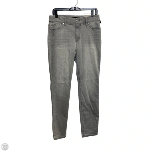 Jeans Jeggings By Chicos In Grey Denim, Size: 8