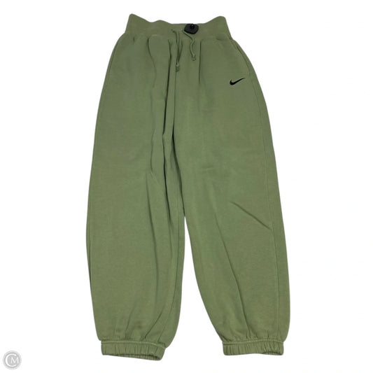 Athletic Pants By Nike In Green, Size: S