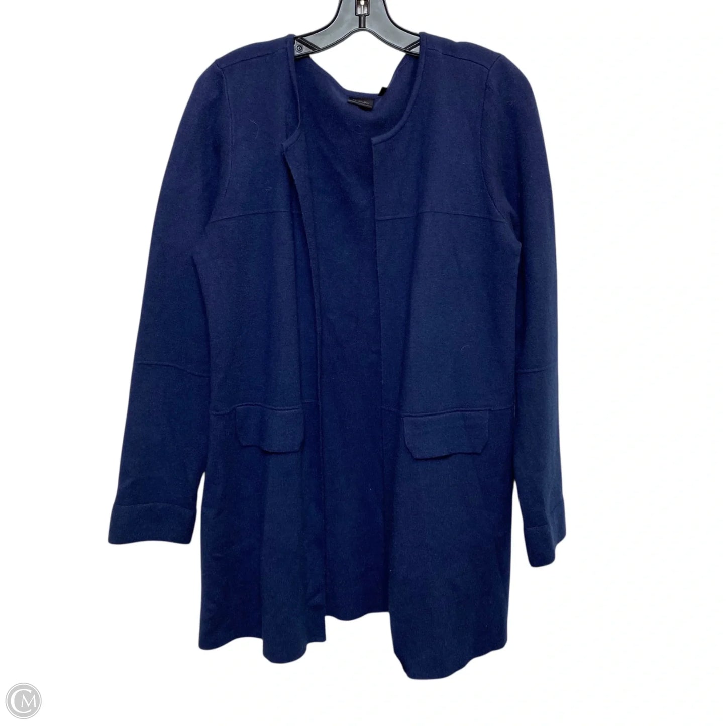 Sweater Cardigan By Rafaella In Navy, Size: L