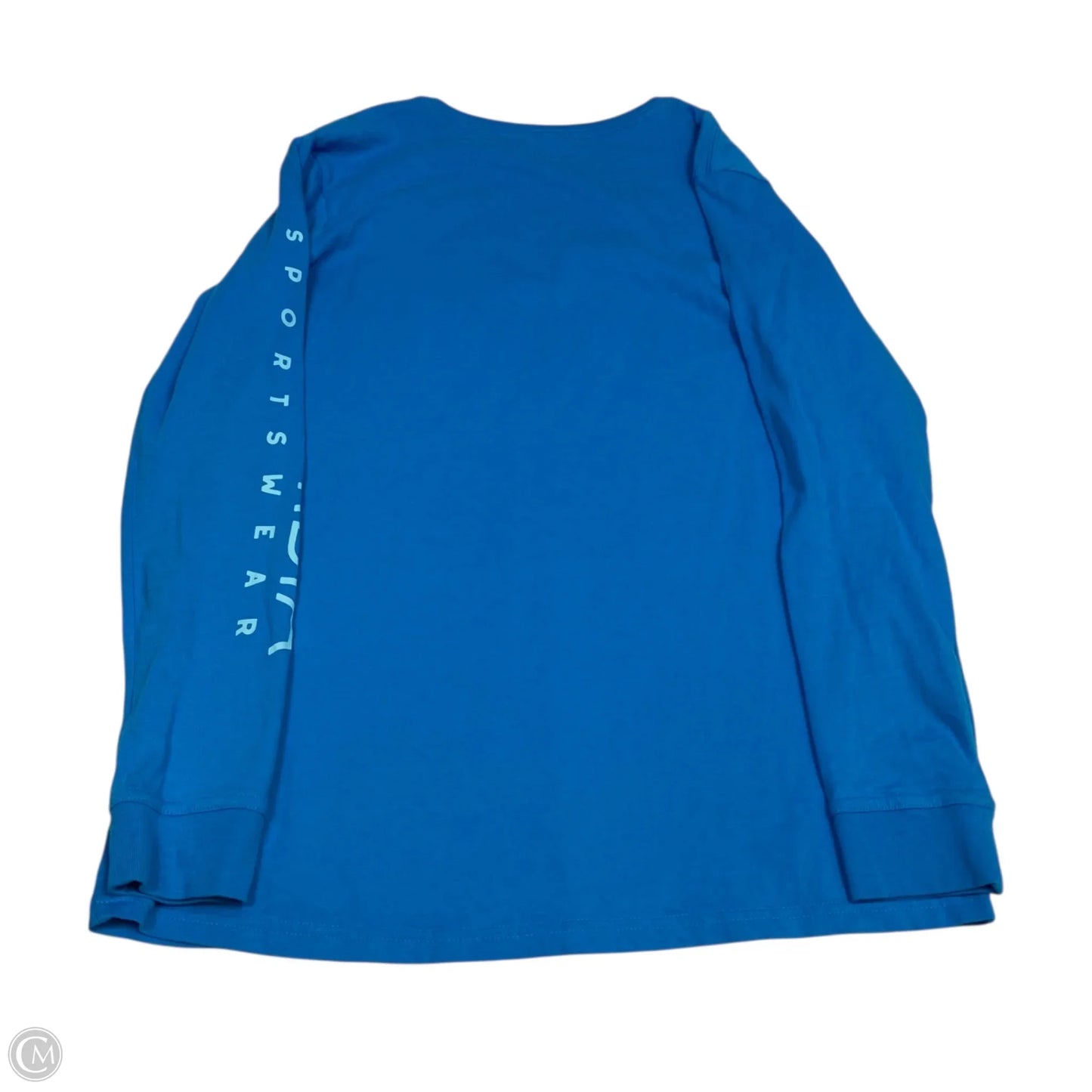 Athletic Top Long Sleeve Crewneck By Columbia In Blue, Size: M