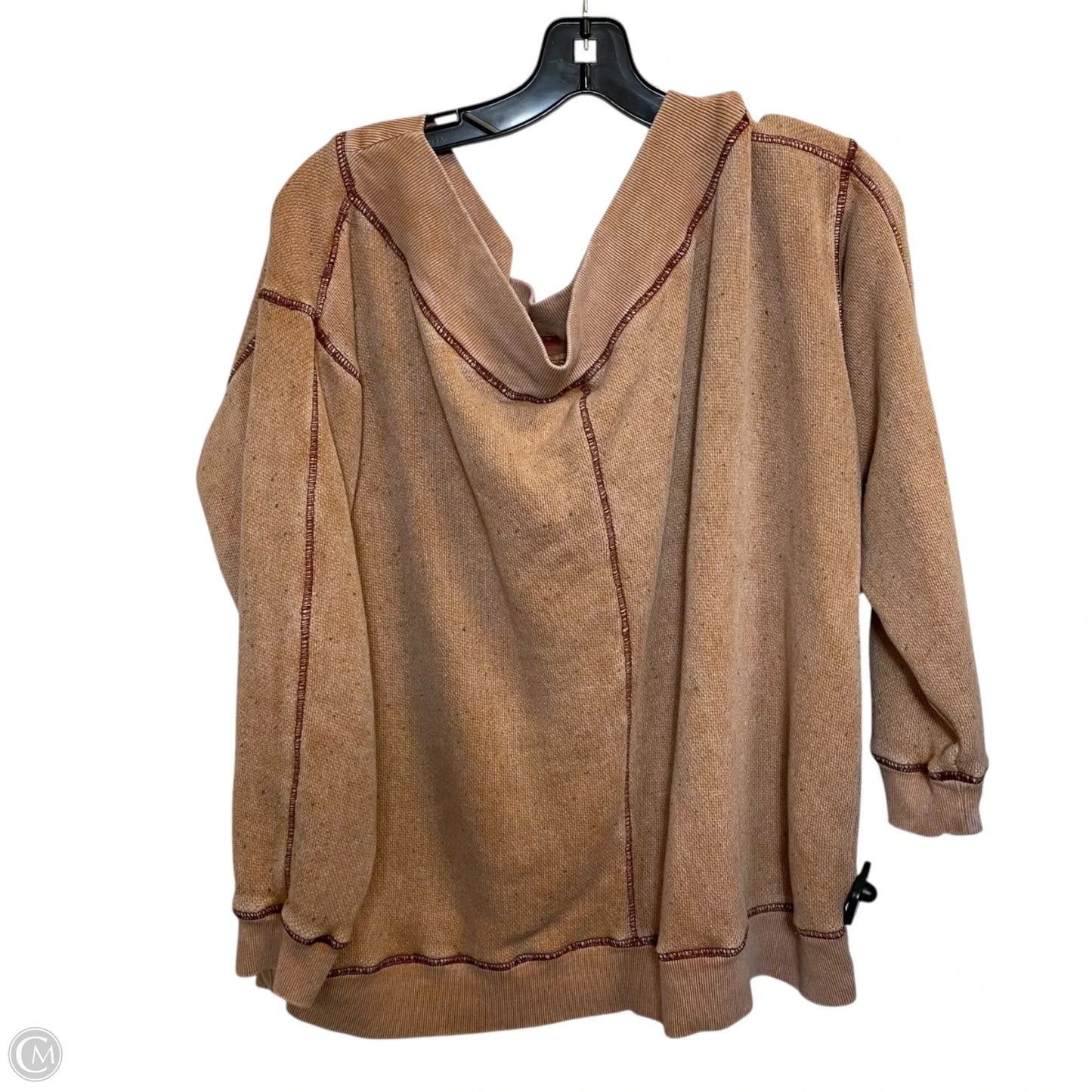 Top Long Sleeve By Pilcro In Orange, Size: M