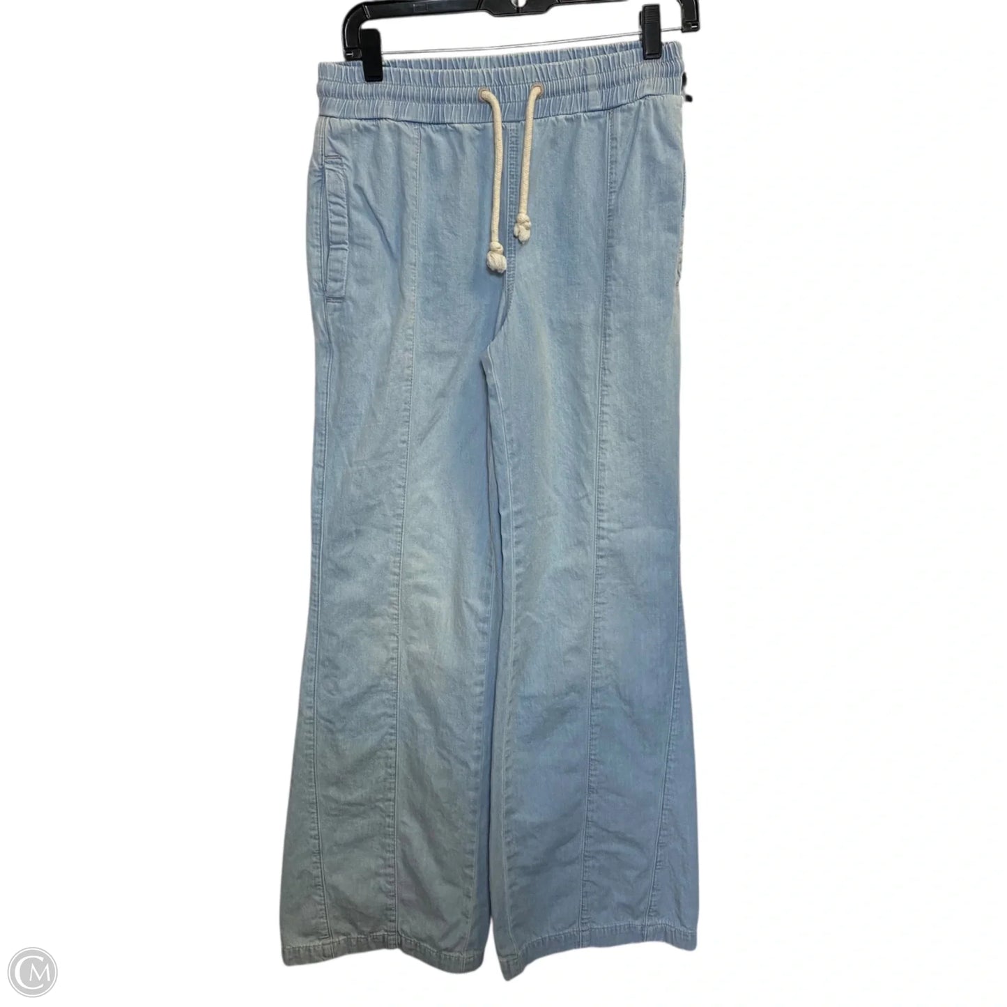 Jeans Wide Leg By We The Free In Blue Denim, Size: Xs