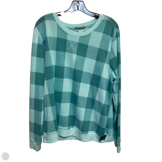 Top Long Sleeve By Emily Daniels In Green, Size: Xl