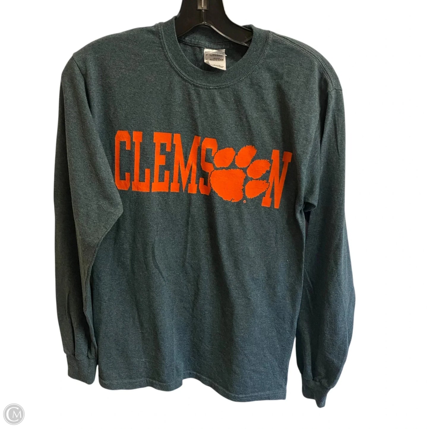 Top Long Sleeve By Gildan In Grey, Size: S