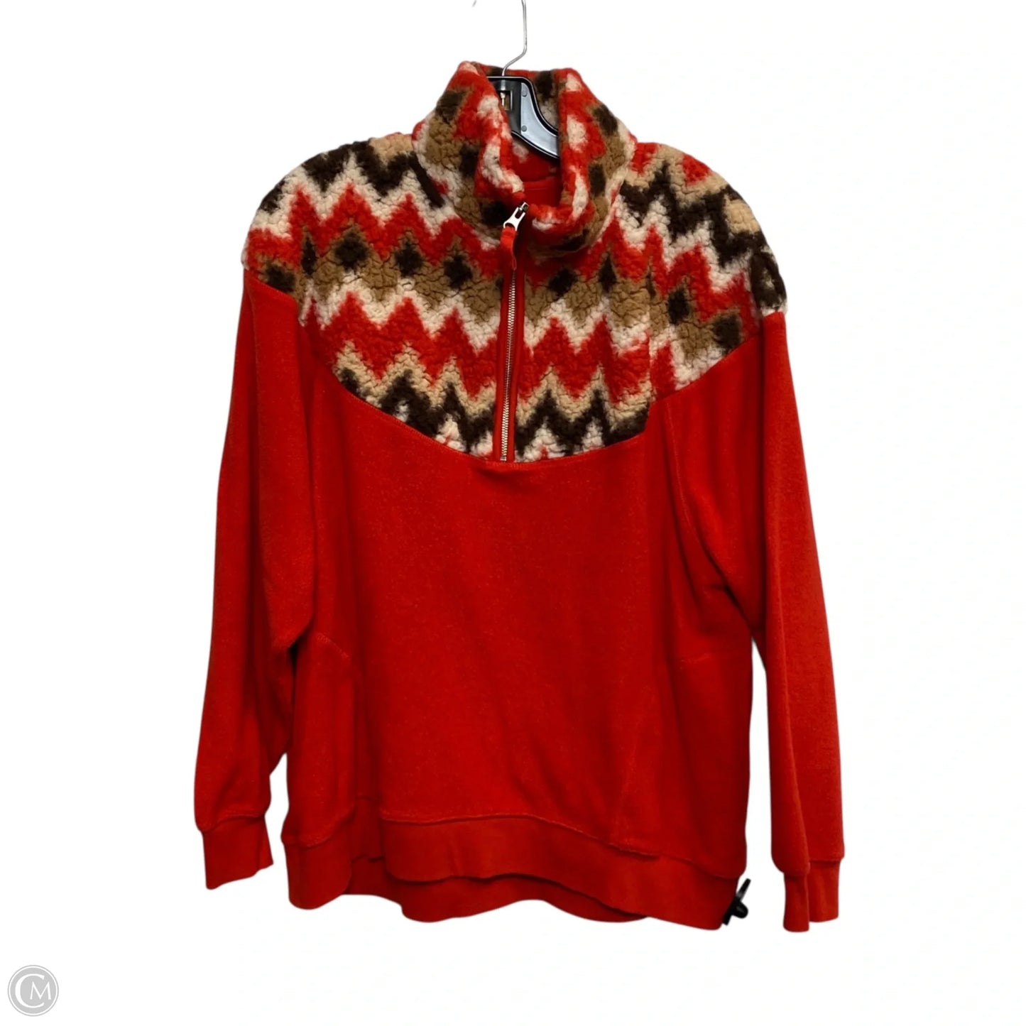 Sweatshirt Collar By Aerie In Red, Size: M