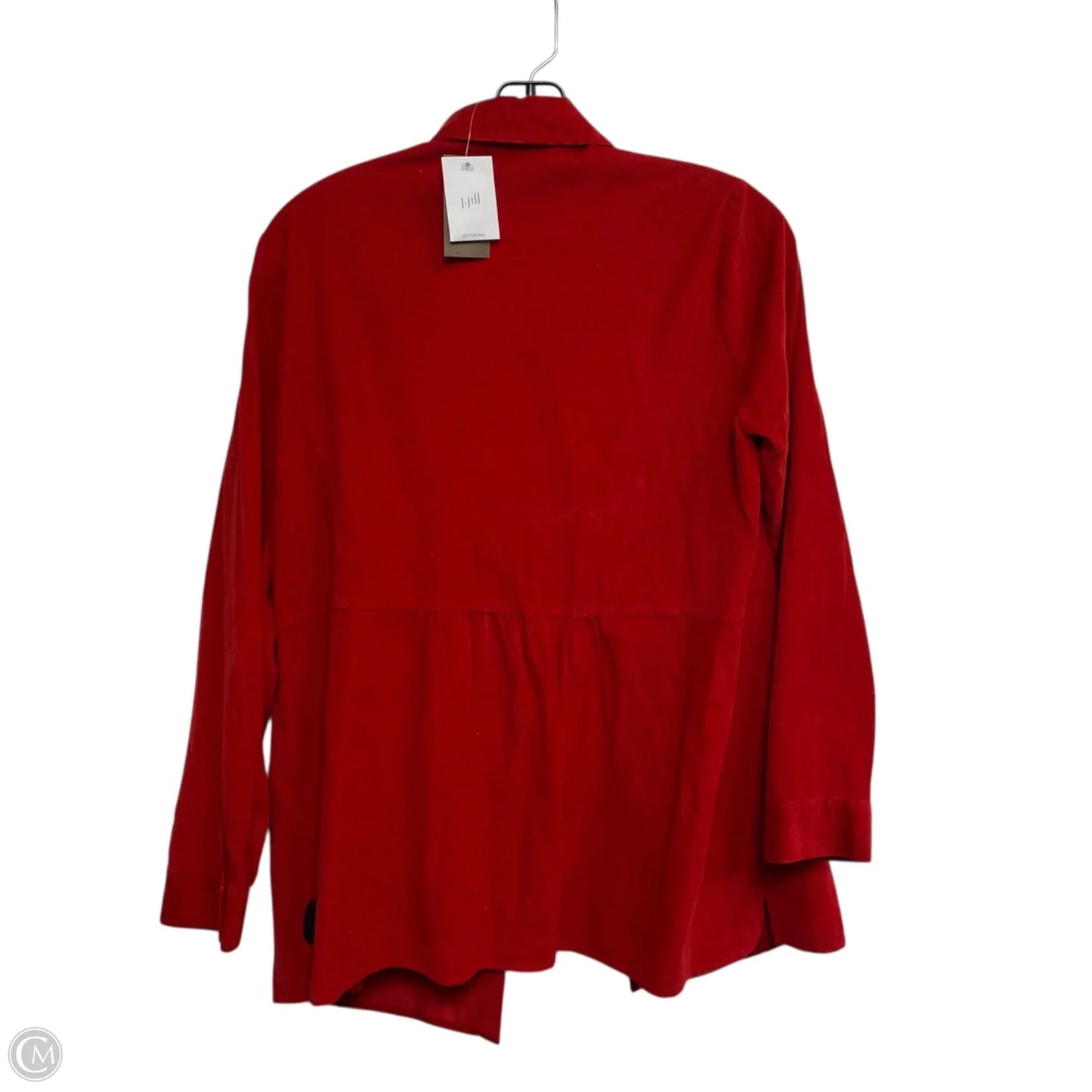 Top Long Sleeve By J. Jill In Red, Size: Mp