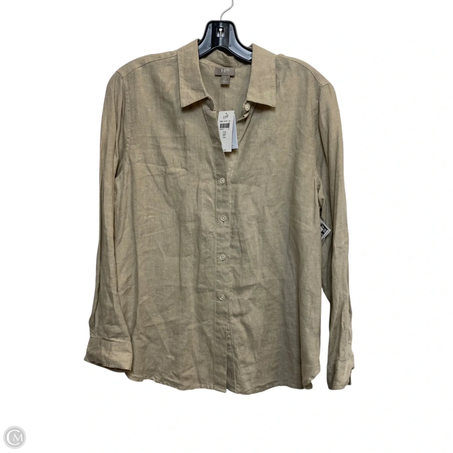 Top Long Sleeve By J. Jill In Tan, Size: Sp