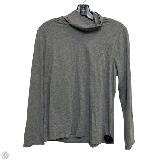 Top Long Sleeve Basic By Pure Jill In Grey, Size: Mp