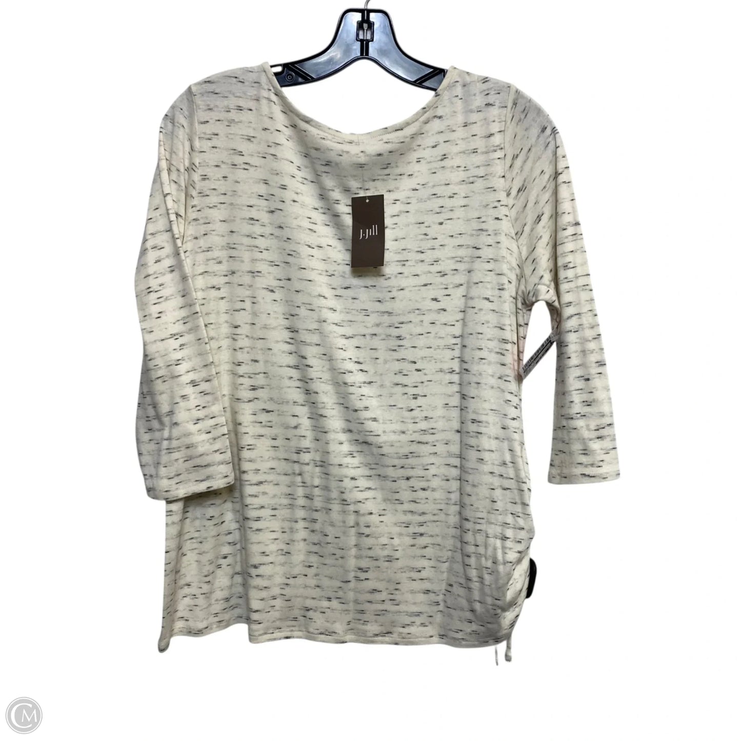 Top 3/4 Sleeve By Pure Jill In Cream, Size: Mp