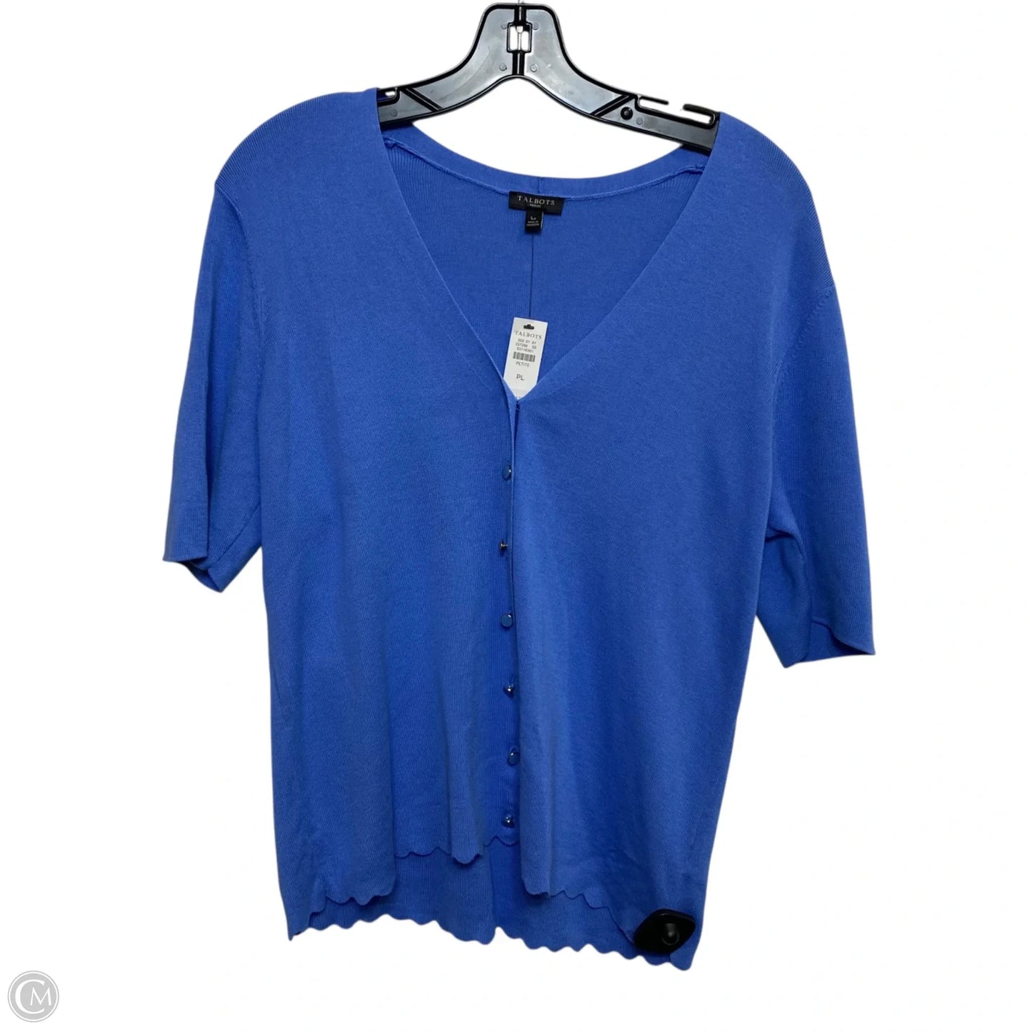 Cardigan By Talbots In Blue, Size: Lp