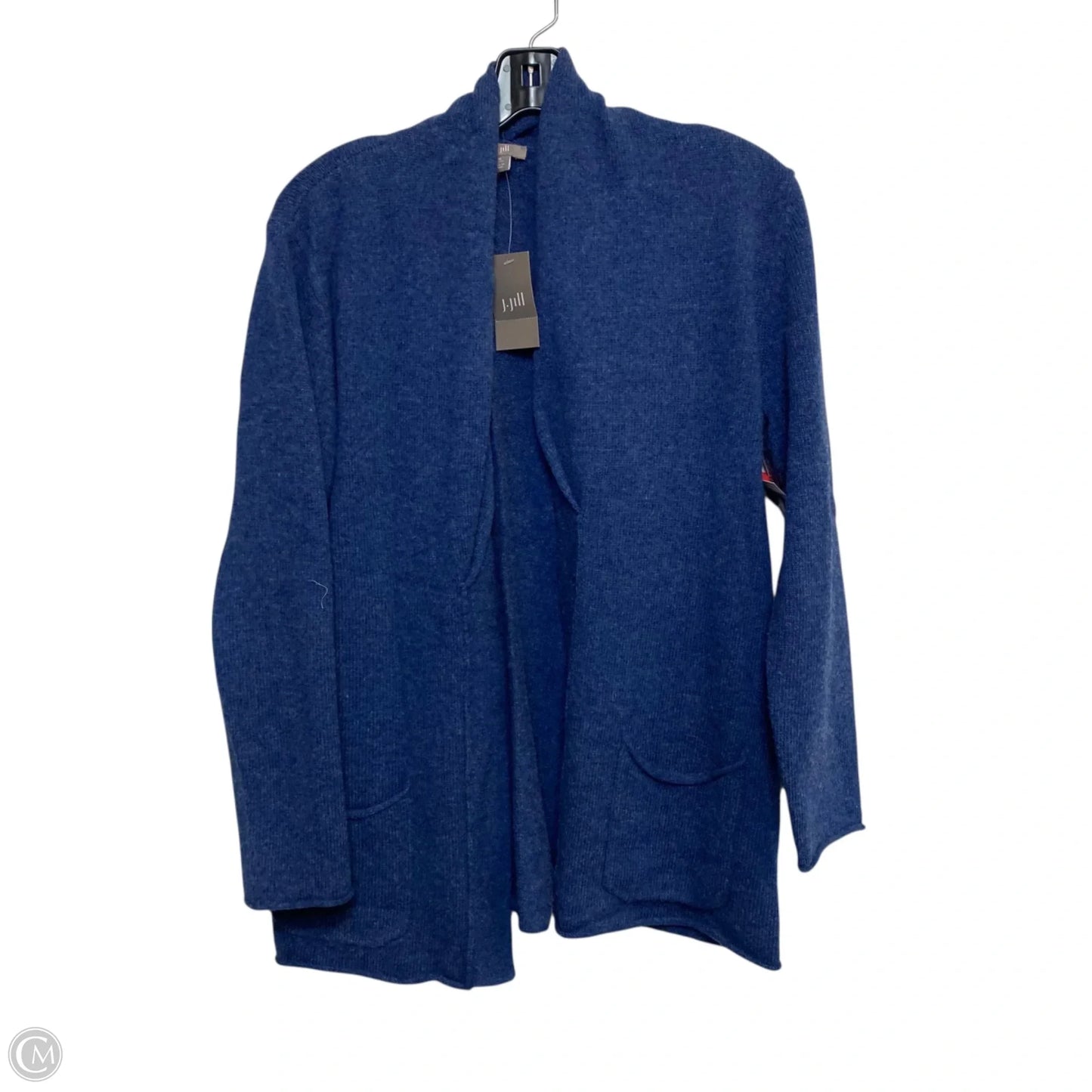 Sweater Cardigan By J. Jill In Blue, Size: Mp