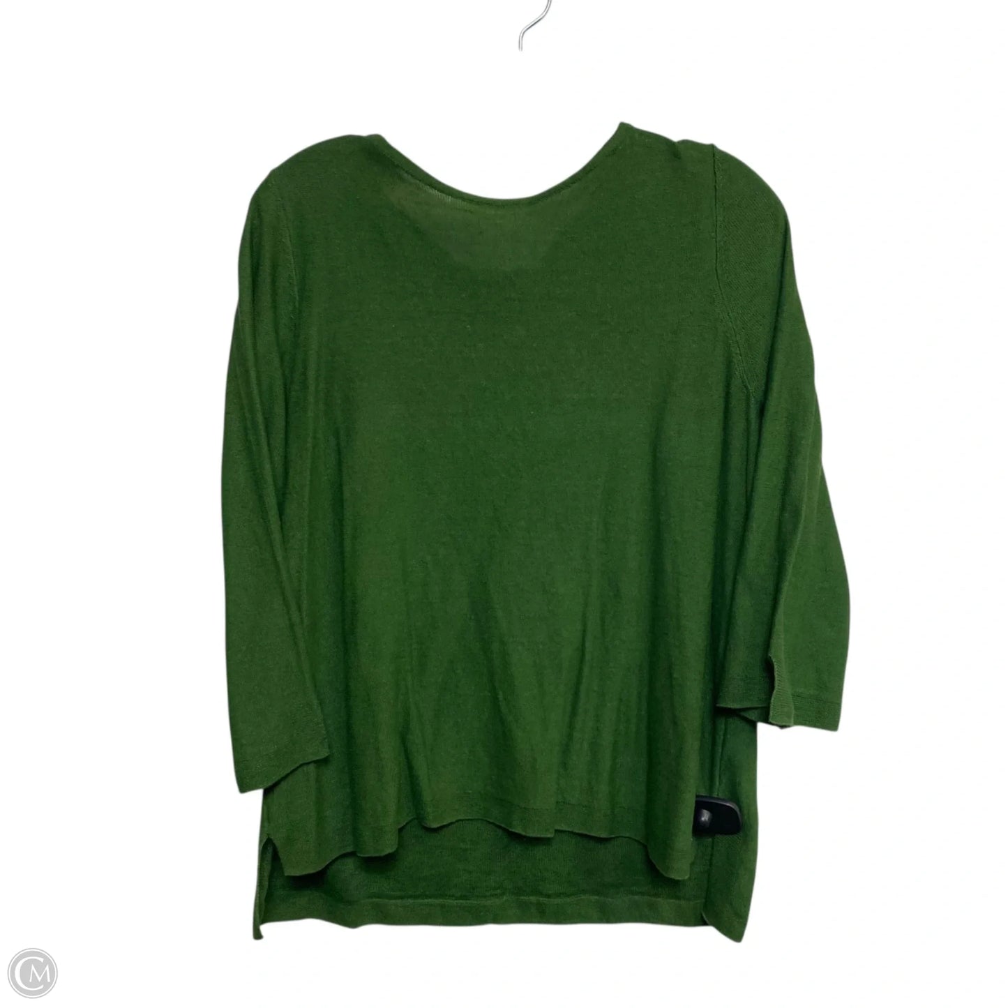 Top 3/4 Sleeve By J. Jill In Green, Size: Mp