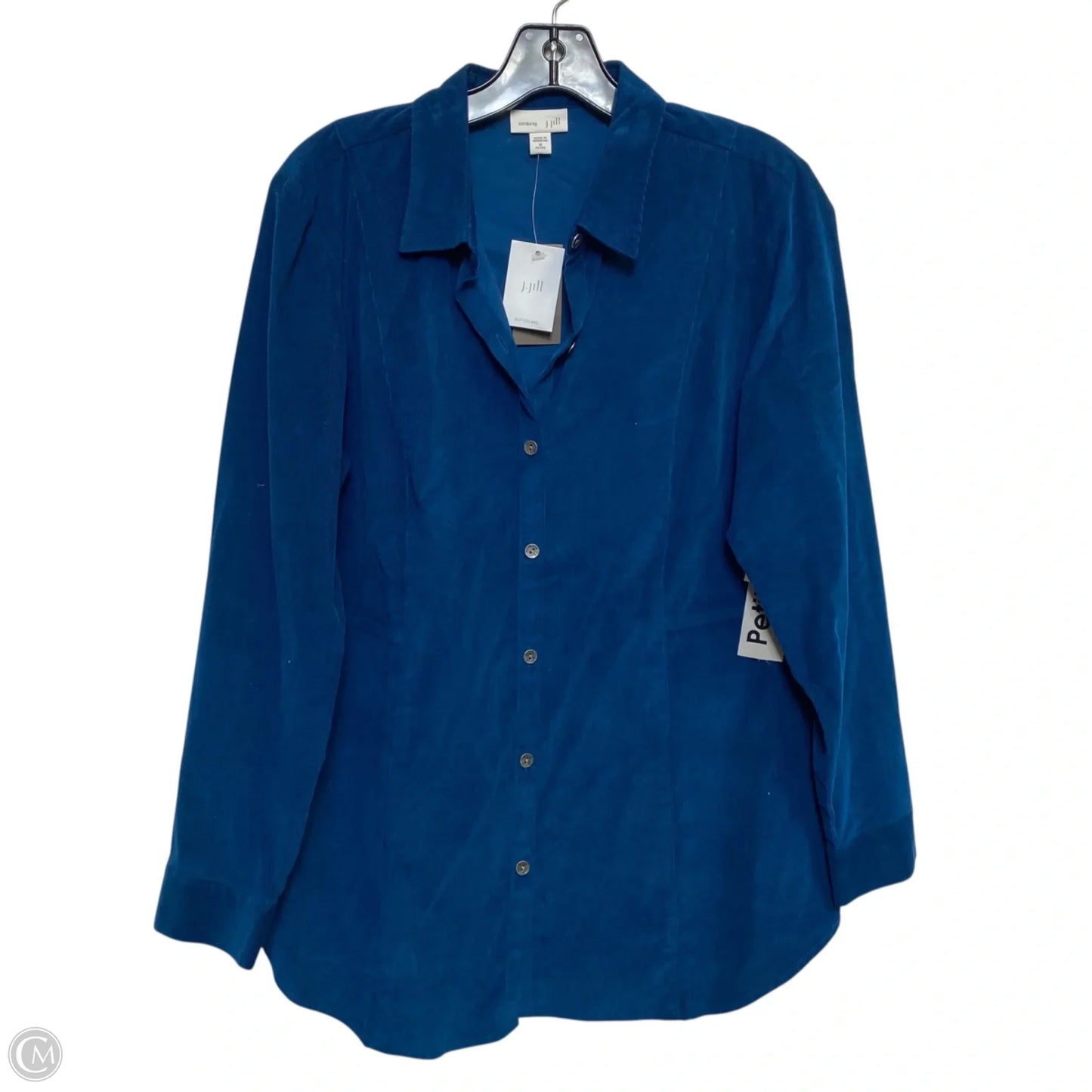 Top Long Sleeve By J. Jill In Blue, Size: Mp