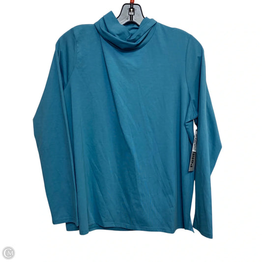 Top Long Sleeve Basic By Pure Jill In Blue, Size: Mp