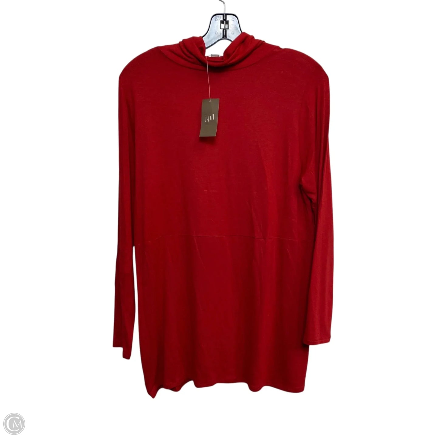 Top Long Sleeve By J. Jill In Red, Size: Mp