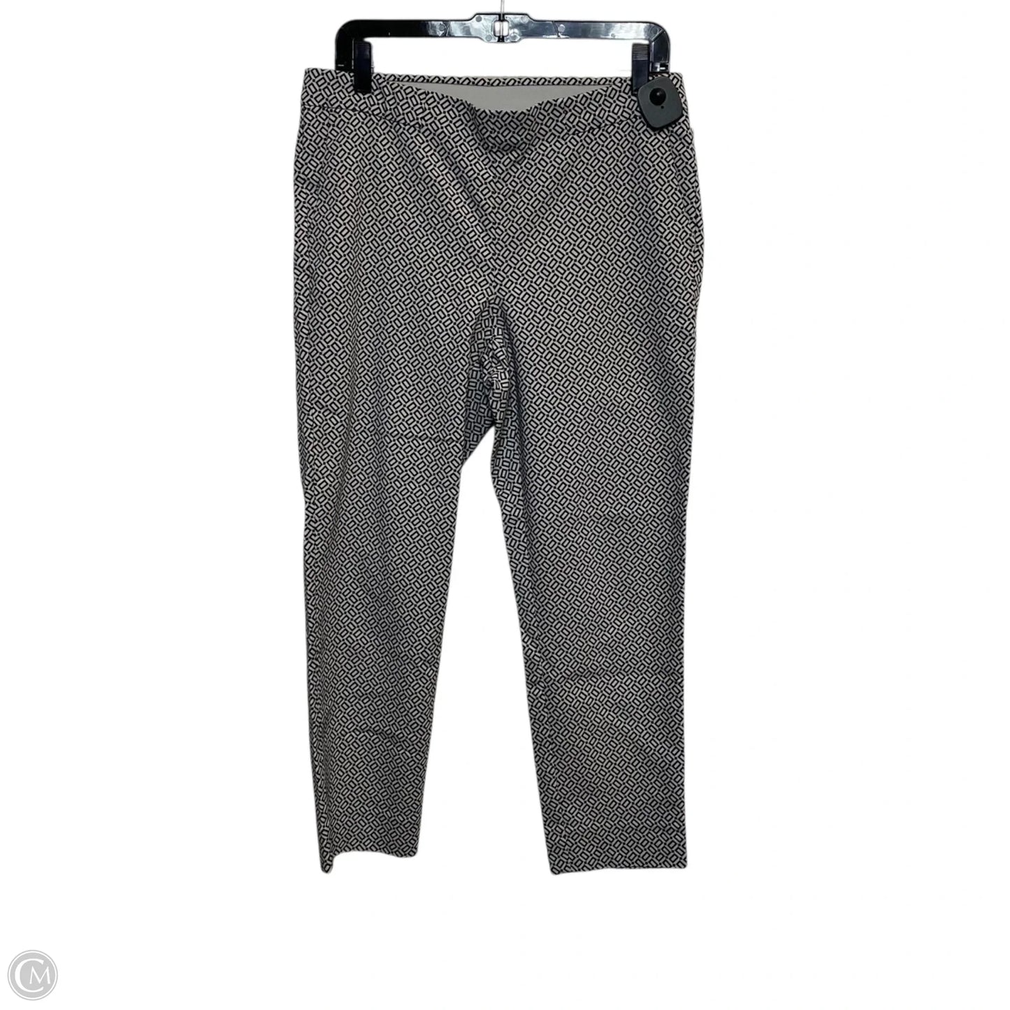 Pants Leggings By J. Jill In Black & Grey, Size: 10p