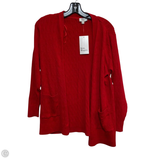 Cardigan By Kim Rogers In Red, Size: Sp