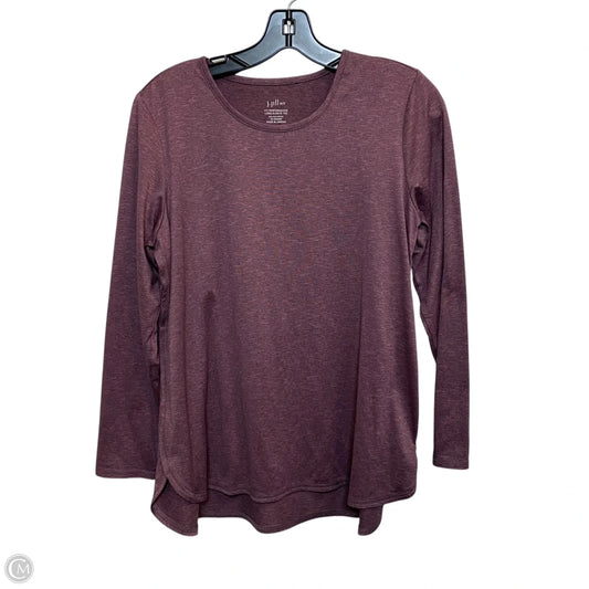 Athletic Top Long Sleeve Crewneck By J. Jill In Purple, Size: Mp