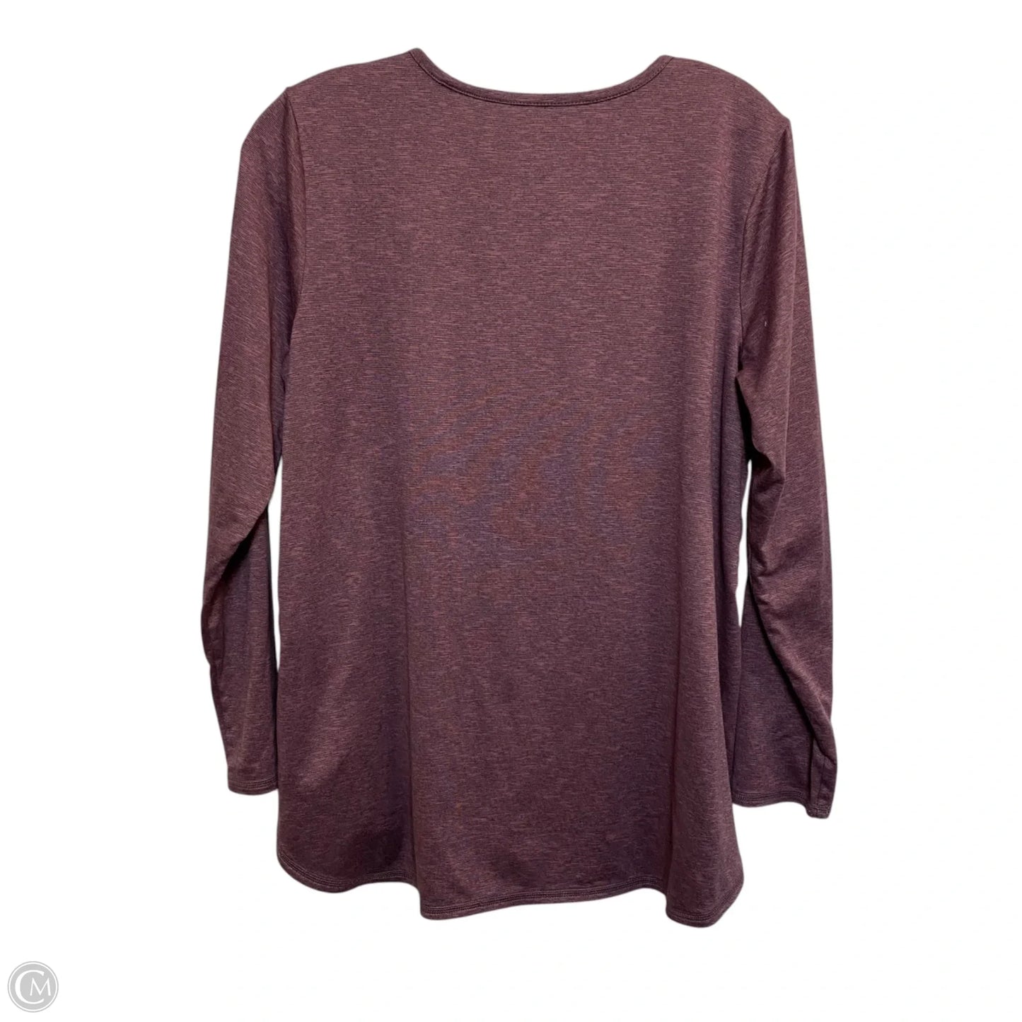 Athletic Top Long Sleeve Crewneck By J. Jill In Purple, Size: Mp