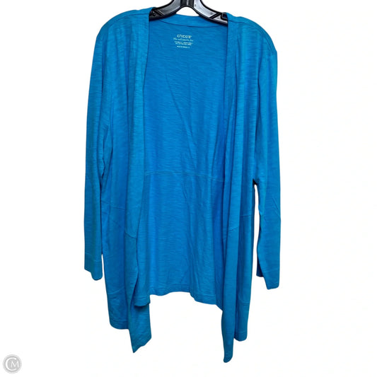 Cardigan By Chicos In Blue, Size: Xl